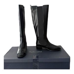 Splendid Footwear Andi Black Knee High Chelsea Boots Women's Size 7